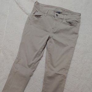 AE khaki skinny jeggings